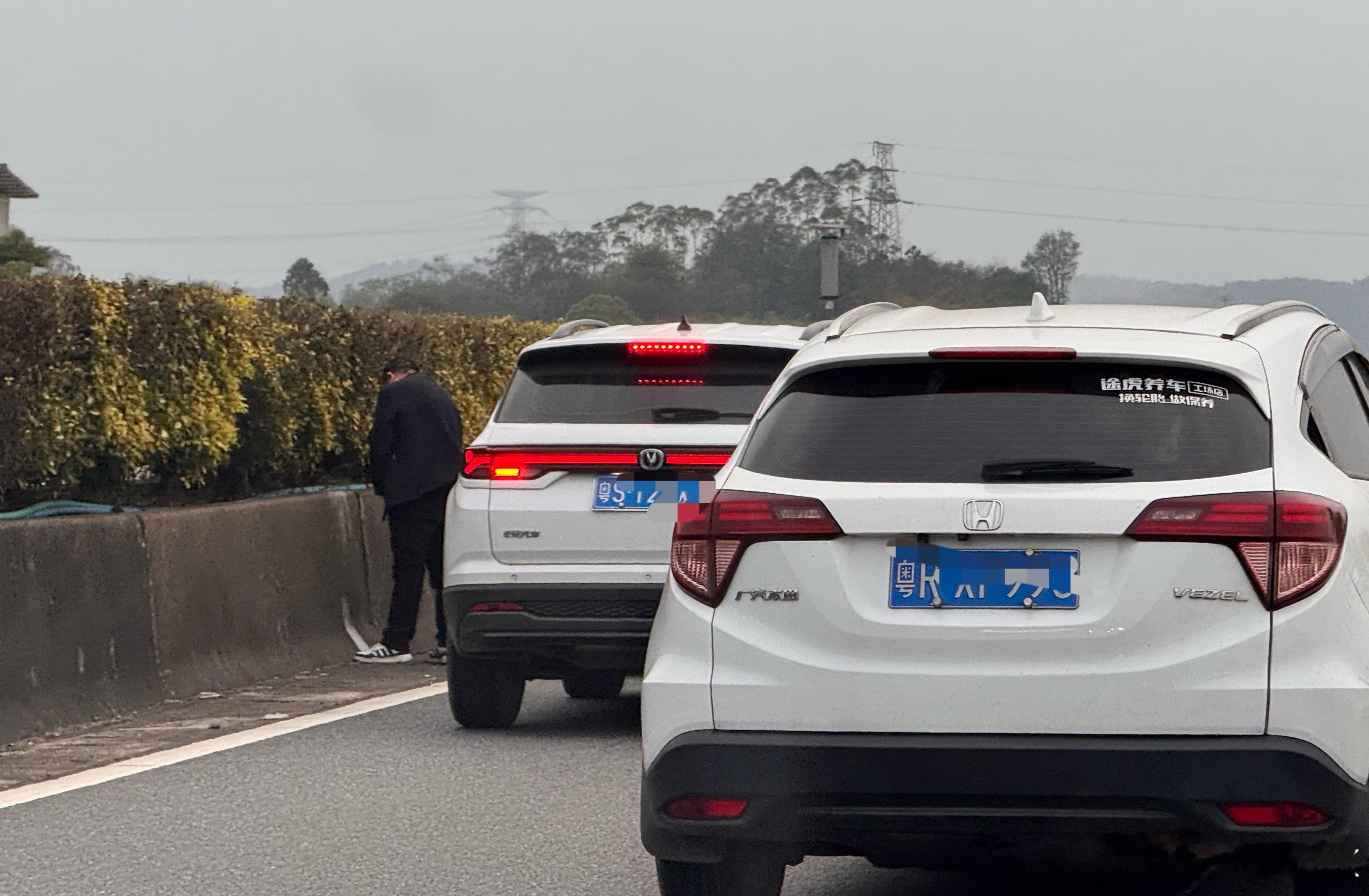 高速堵车真的是有一万种可能…我怎么都猜不到有人在快车道停车是因为尿急…然后…..