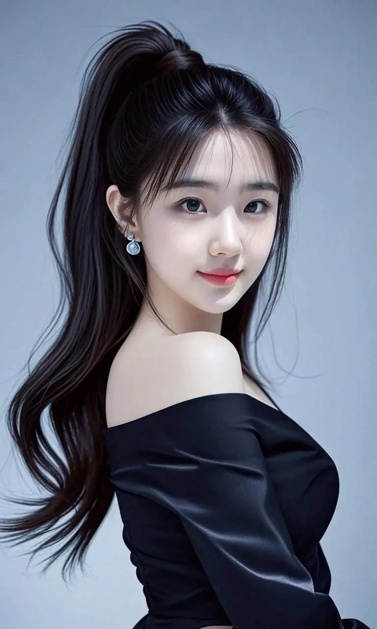 AI马尾佳人 颜系少女 元气少女 不一样的自己