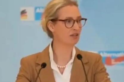 【德国选择党领袖：待我们掌政，将让泽连斯基为炸掉我们的输气管道付出代价】
 
2