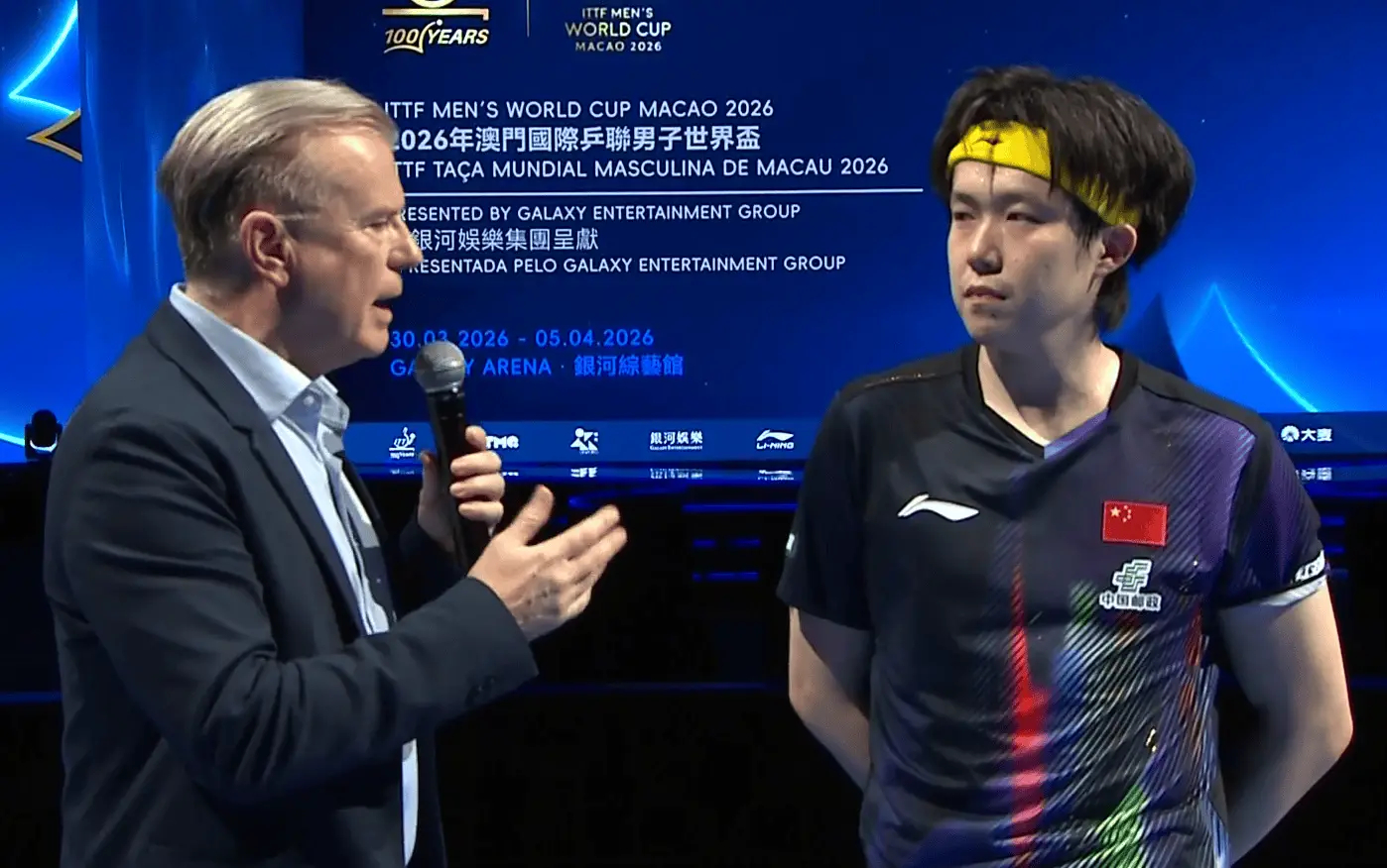 王楚钦：很庆幸又活了一天，希望能带着这份庆幸继续走下去2026澳门世界杯一场男单