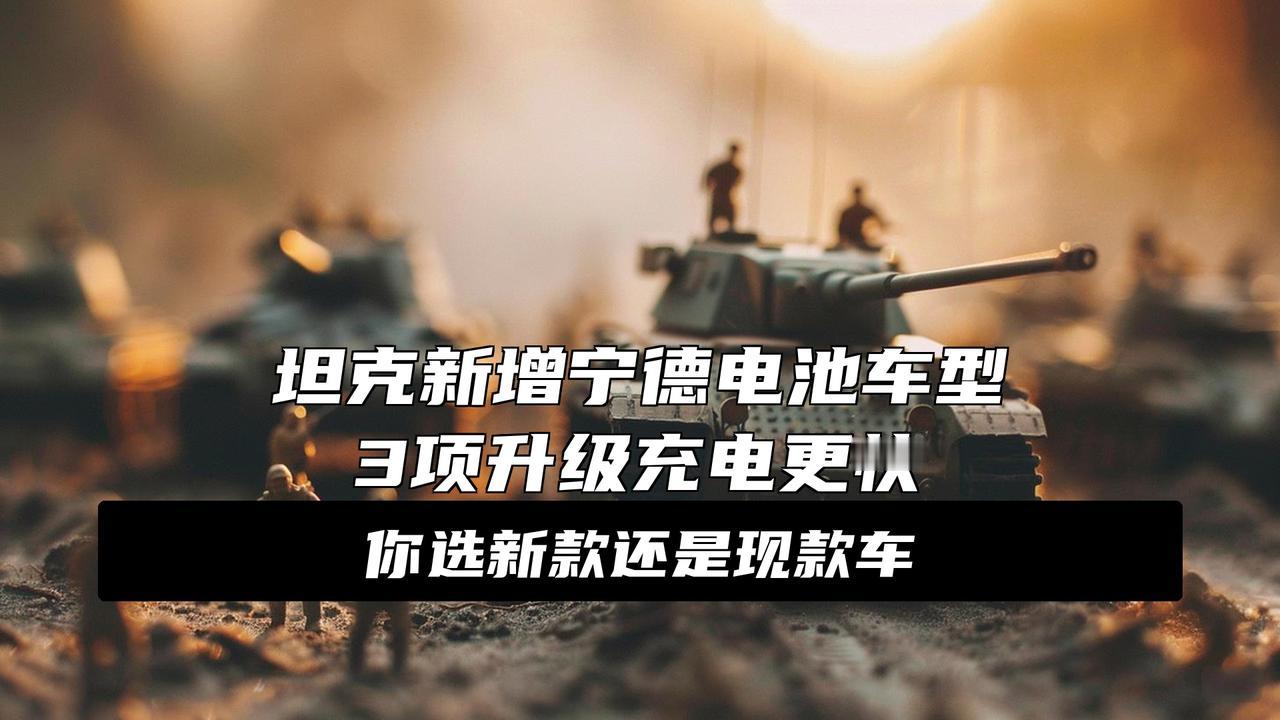 售24.98万，坦克300 Hi4-T宁德时代版上市！充电更快，亏电油耗低
大消