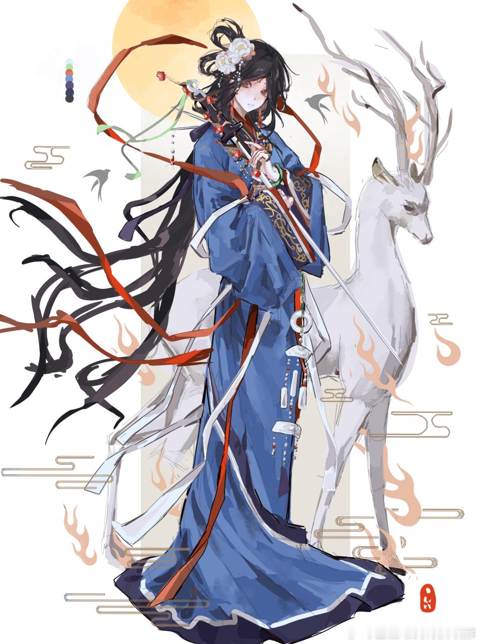 家有一对古风女同，帝后很完美 