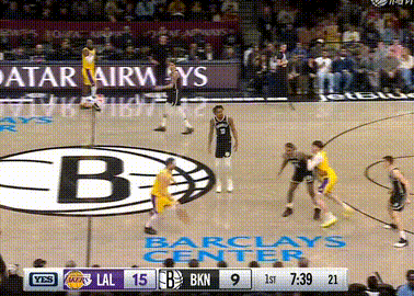 背传耍起来湖人vs篮网