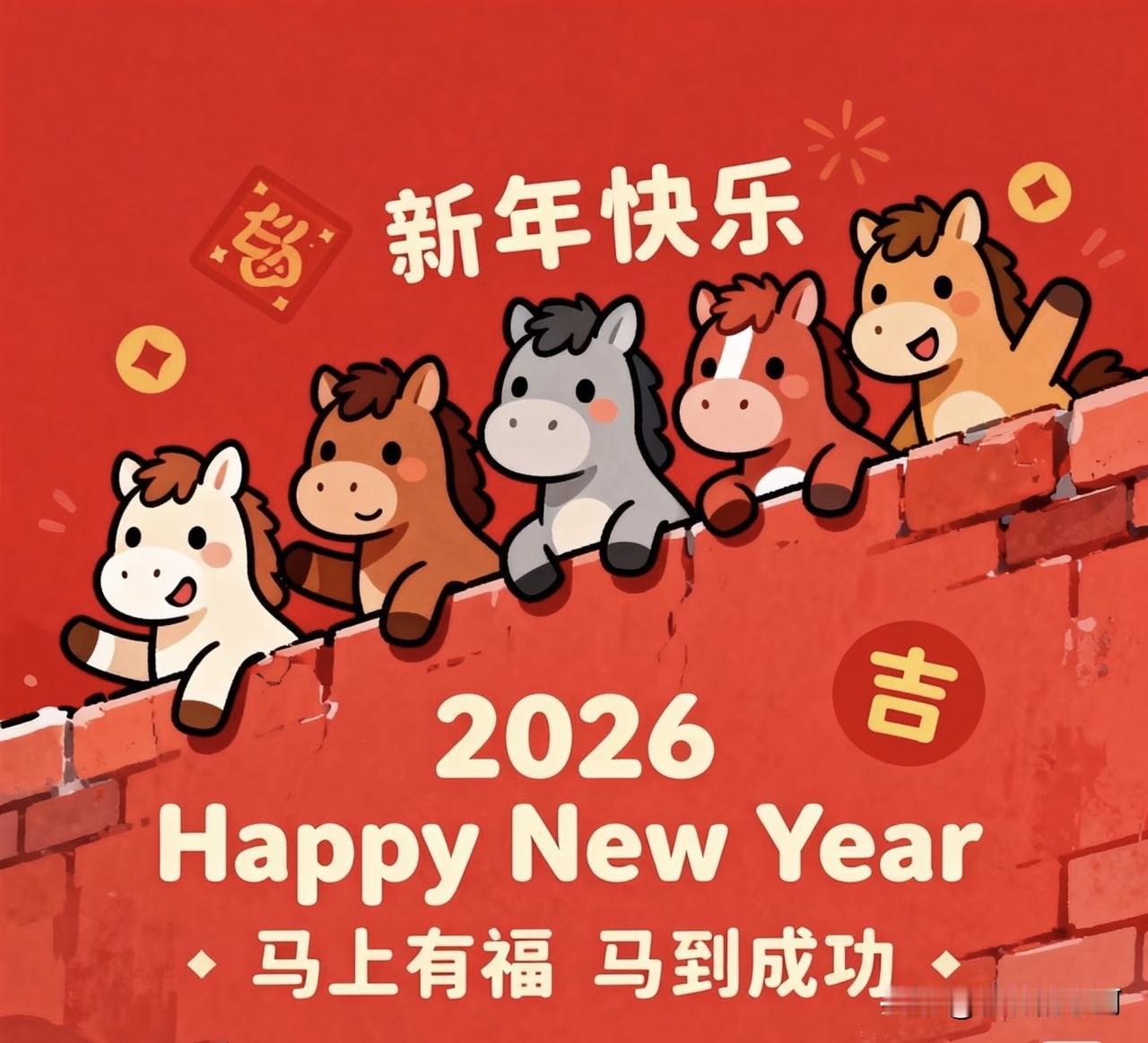 新年快乐！[烟花][烟花]新年 新年olu 新年u好运  跨年新春大吉 新年ol