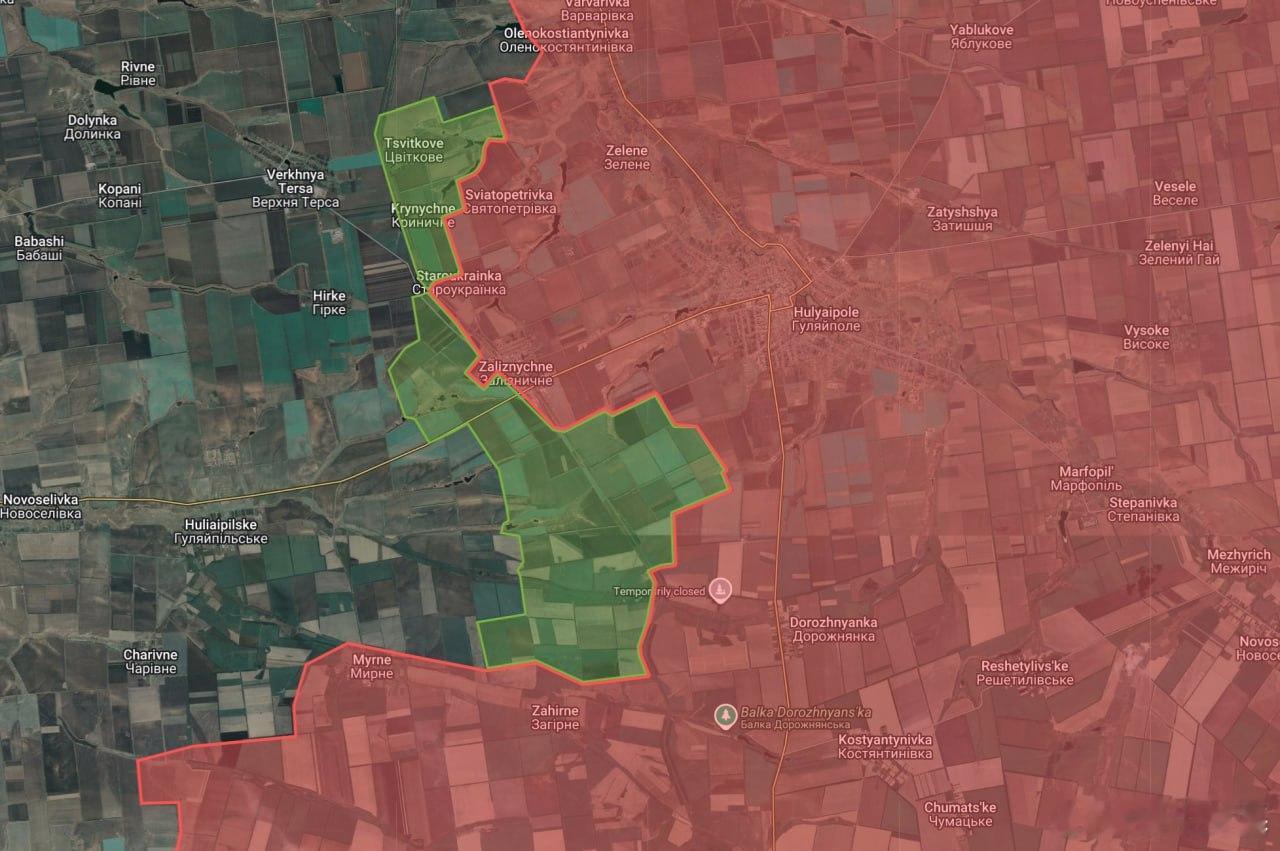 老K对波克罗夫西克附近前线进行了调整，承认乌军在野地渗透，将该地标蓝，同时跟上了