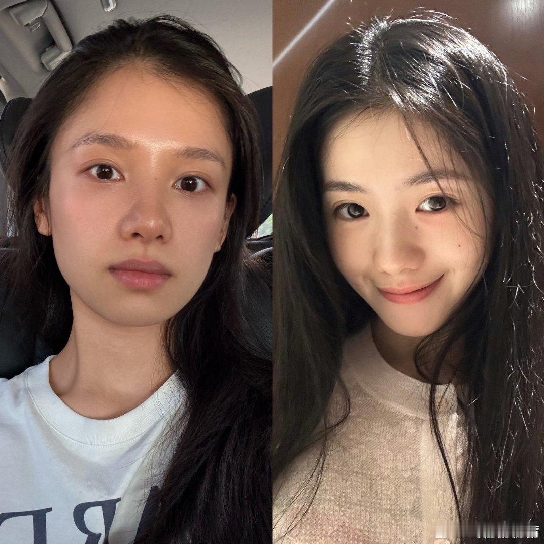 刘浩存的25岁2000年的小刘，1999年张婧仪，两人就差一岁，但感觉差不少呢 