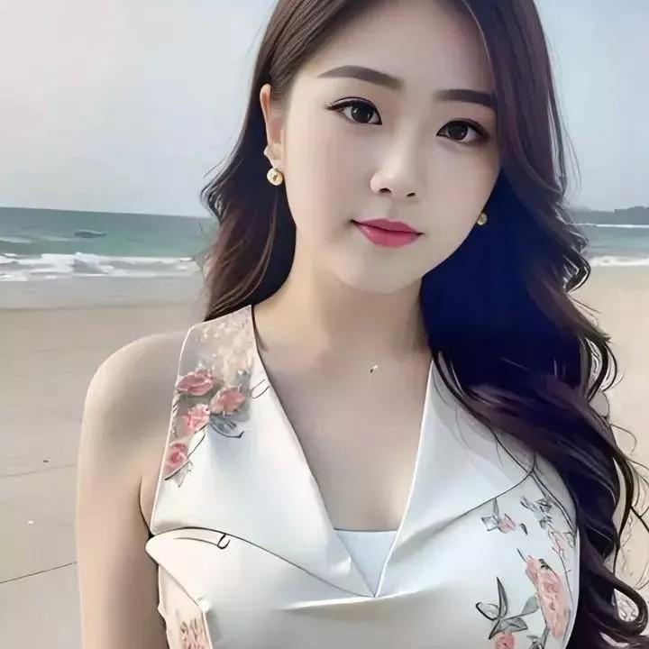 海边打卡，温柔优雅的花瓣连衣裙，清新自然，享受美好时光。海边氛围感长裙 度假风沙