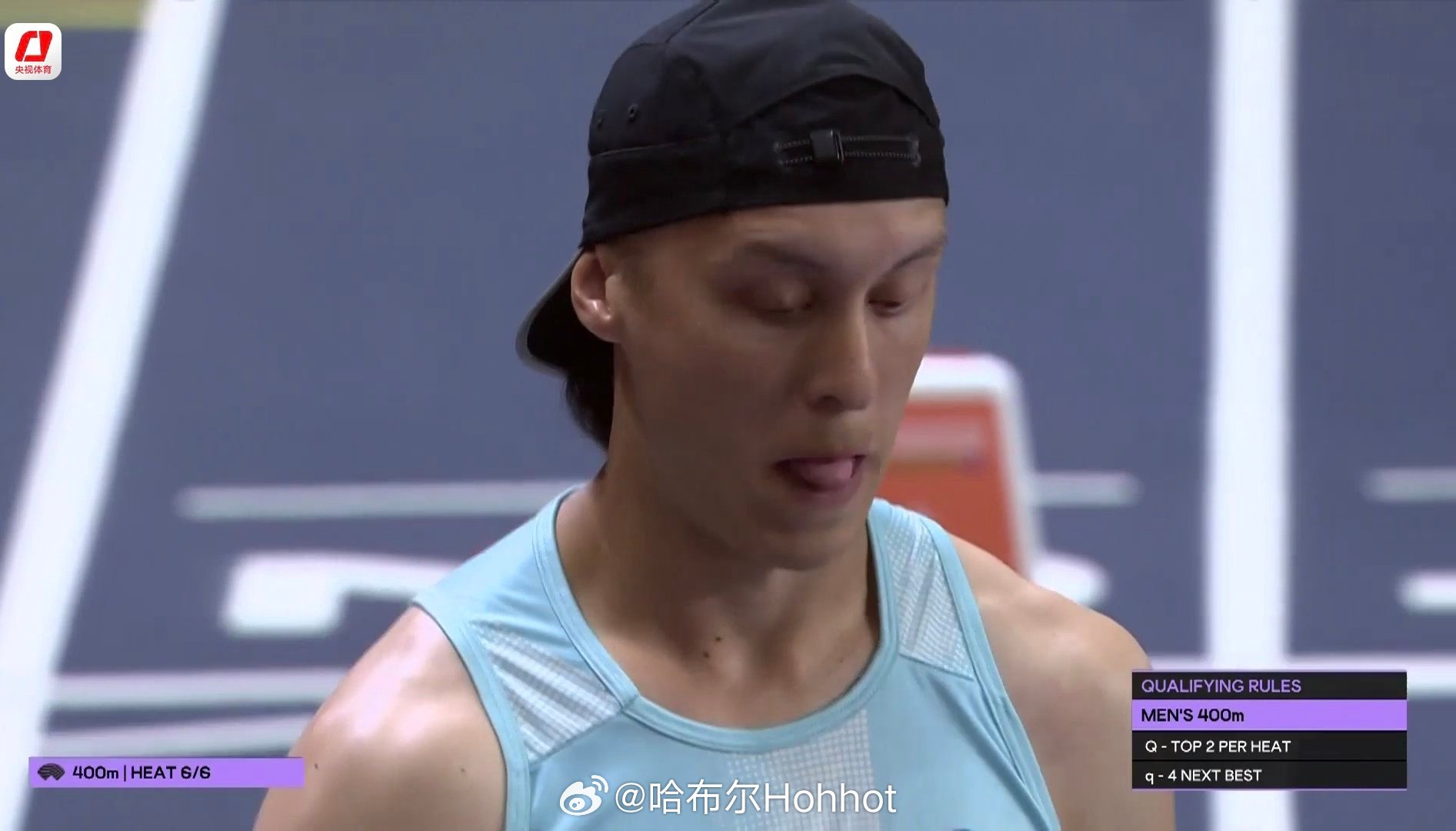 阿根廷这哥们儿真戴着帽子跑400啊😬2026世界室内田径锦标赛田径说一哈田径