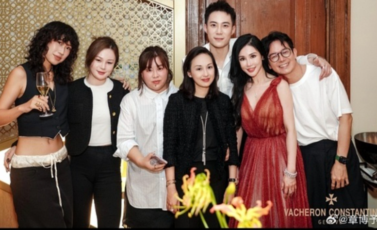 红衣的伯嫂 确实一看就很富婆 