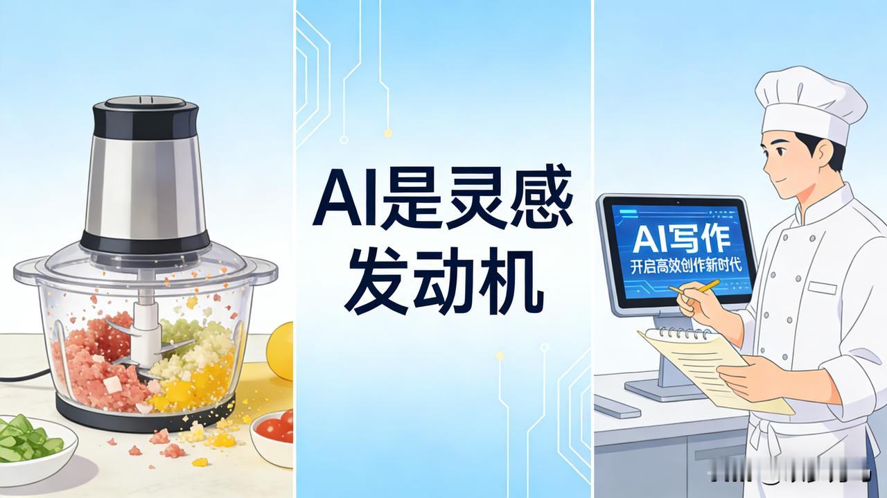 AI写作工具，它不是一台帮你完成所有工作的“全自动洗衣机”，你把脏衣服扔进去就什