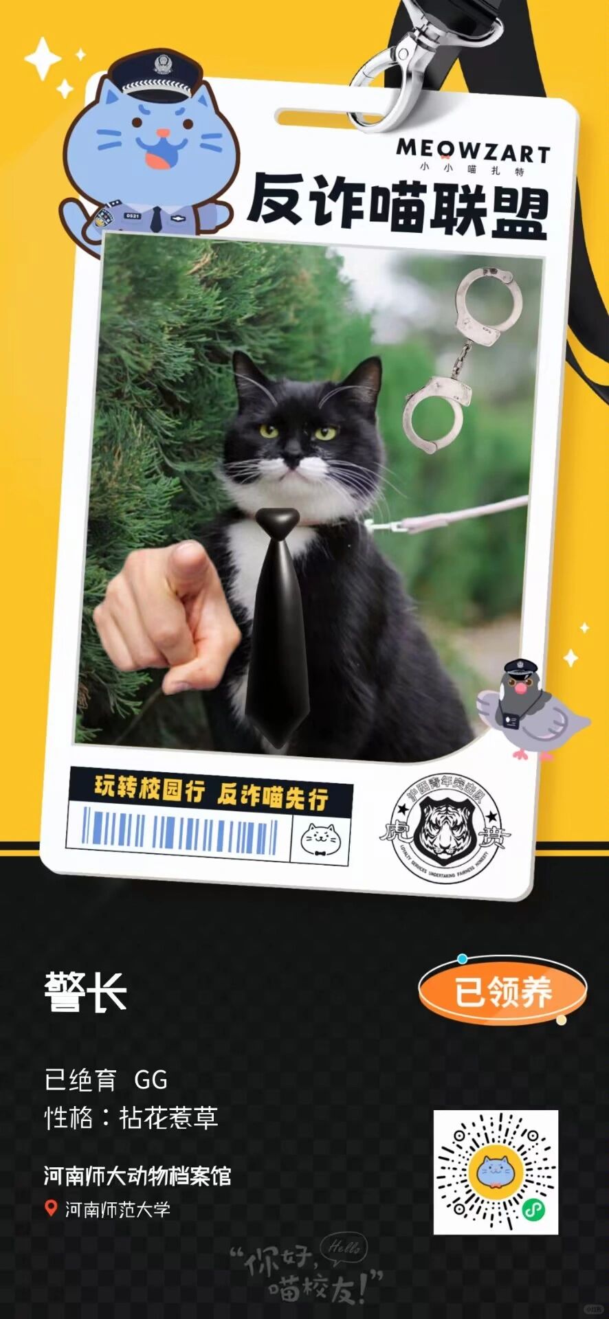 黑猫警长提示您