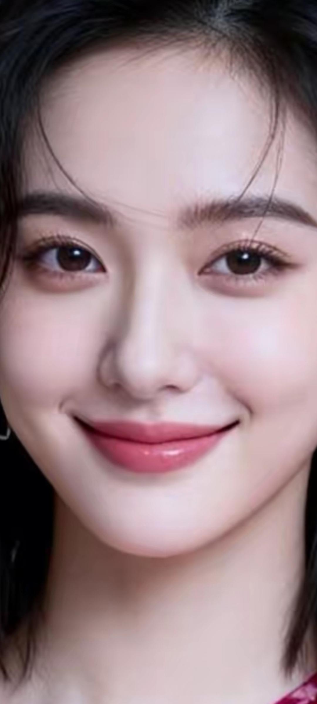 甜美笑容，温柔可人，元气满满的一天！😊✨