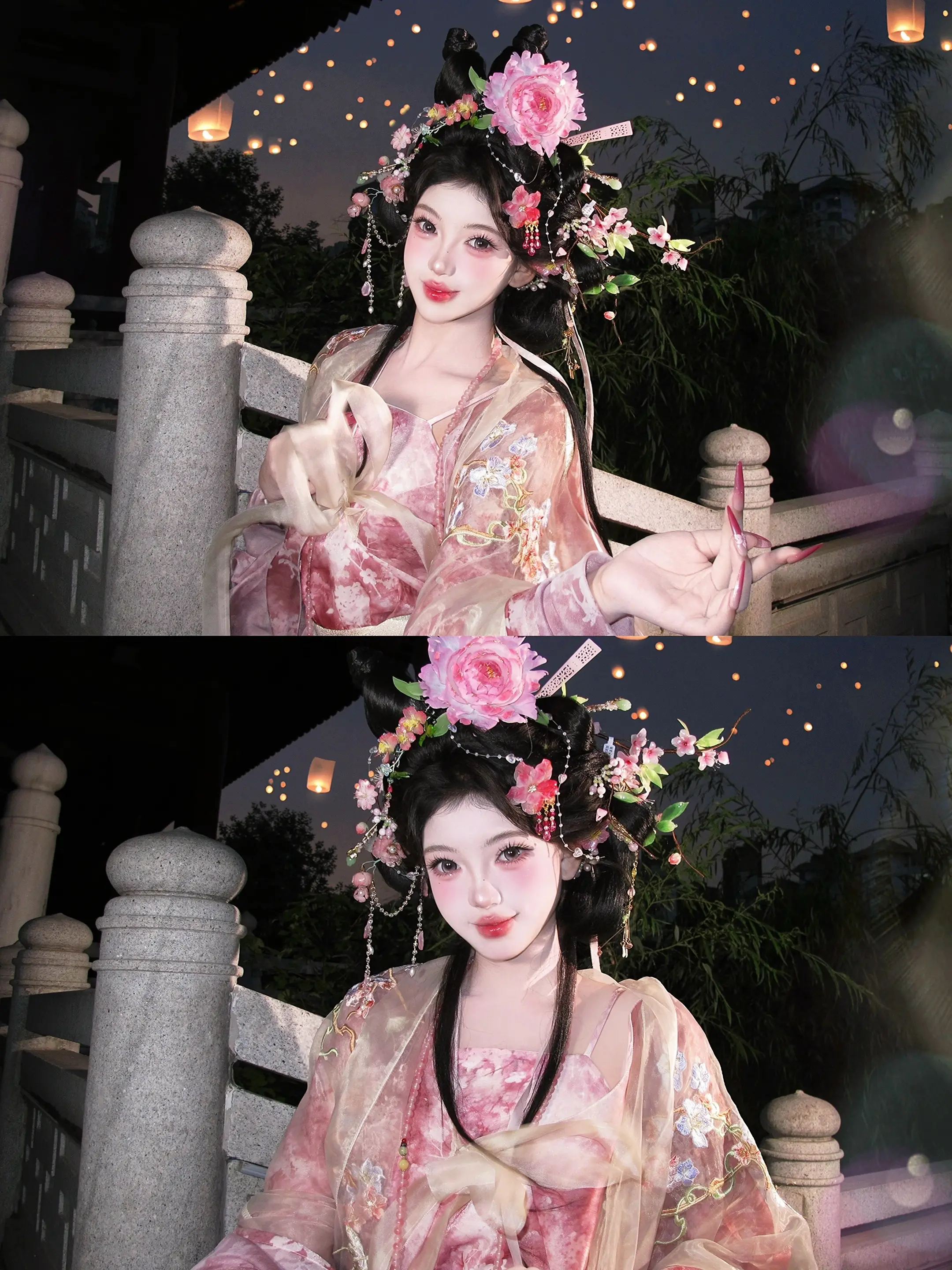 “一枝春风叩柴门”🌸。