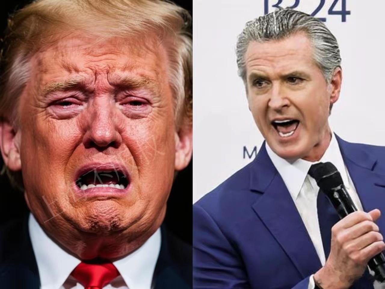 这加州州长纽森胆子是真的肥，竟敢跑到德国慕尼黑开会，当着全世界领导人的面直接拆自