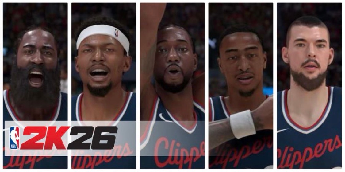 洛杉矶快船队 NBA 2K26 球员能力值：- 91 分 – 科怀·伦纳德（Ka