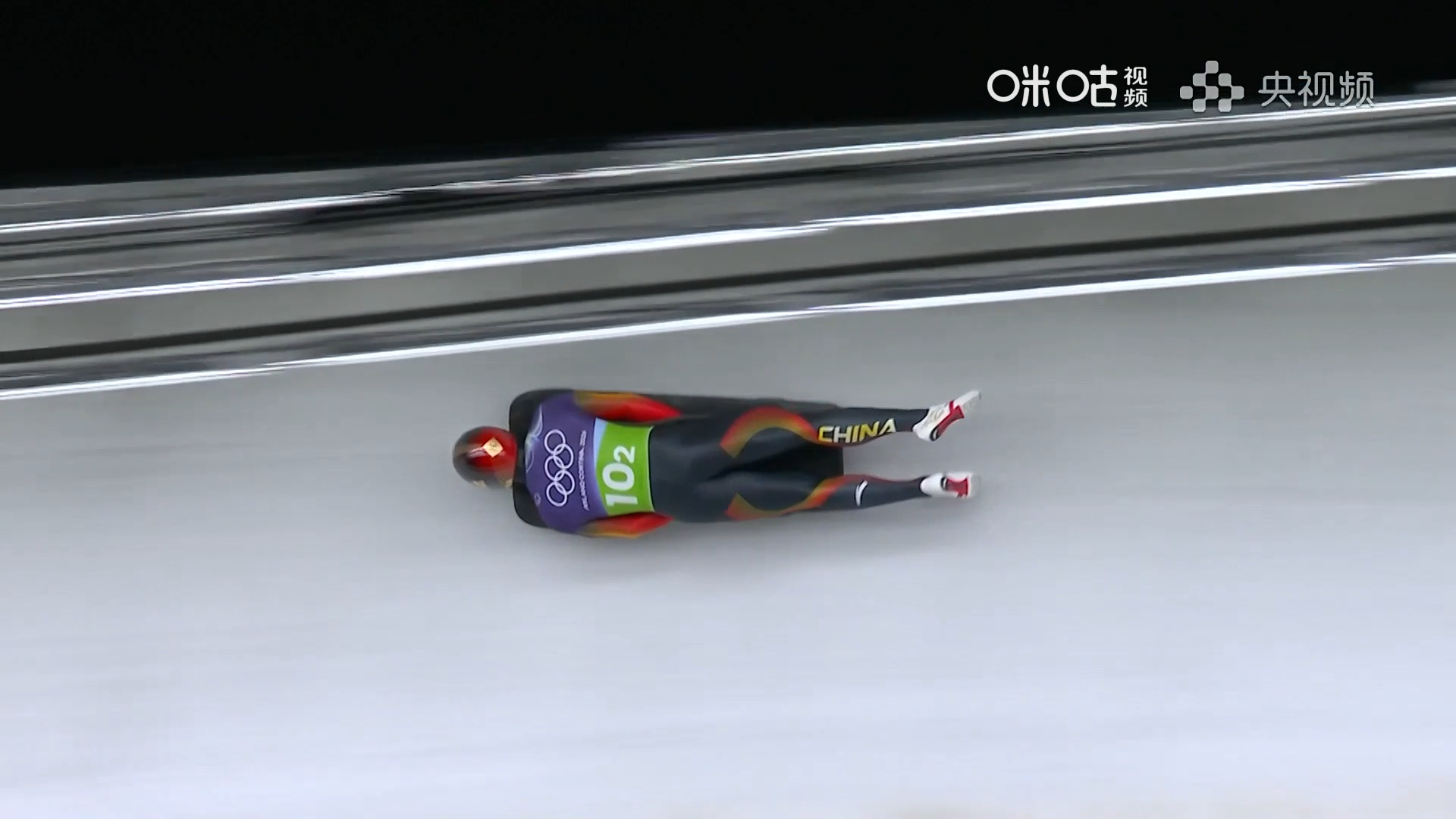 #陈文浩赵丹钢架雪车混团第五#米兰冬奥会钢架雪车男女混合团体决赛，中国组合陈文浩