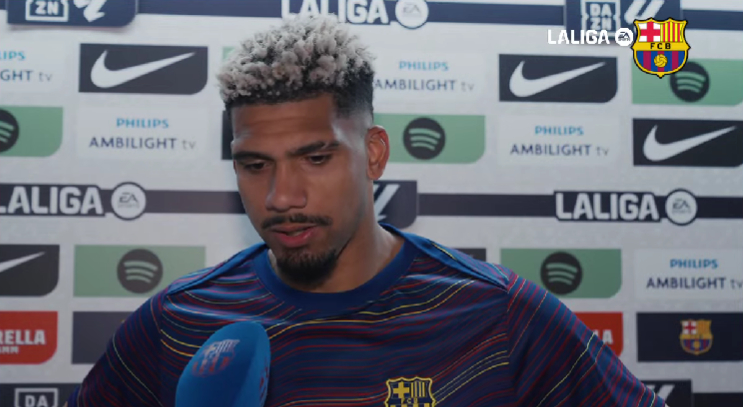 时隔多年再次在这里庆祝的感受？阿劳霍：“说实话，我真的很想进球。而且我最终也帮助