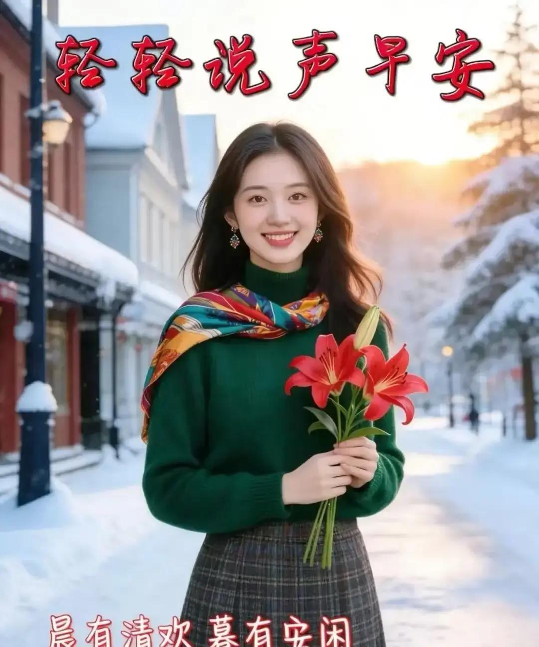 山茶花开在窗台，年味从厨房飘出来。

周三的晨光刚照进客厅，我就想起你。

屏幕