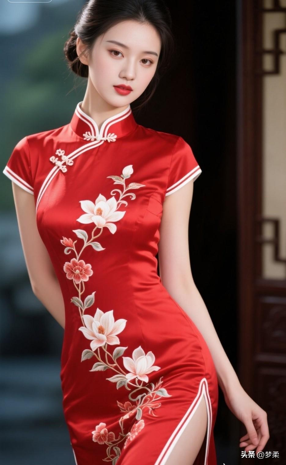 女生穿旗袍可以有多好看?