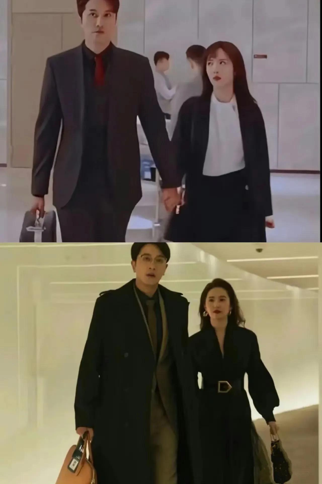 彭冠英这身形，简直是天选精英男。

终于明白导演为什么让彭冠英天天拿个包了，他这