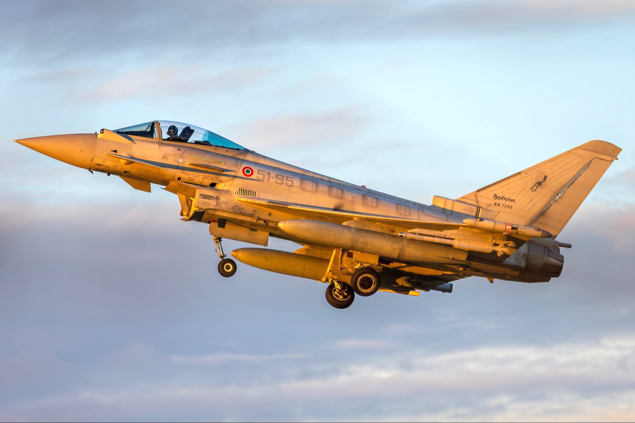 今日台风 早安，意大利空军（AM）第51联队第132中队台风Photo cred