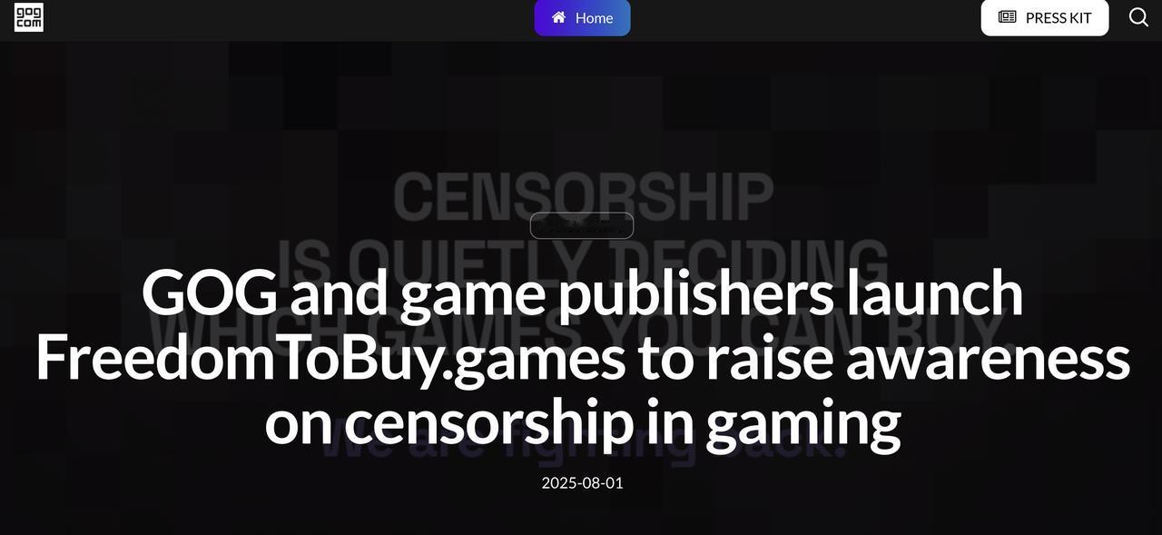GOG 发起「FreedomToBuy」行动，免费送 NSFW 游戏质疑平台审查