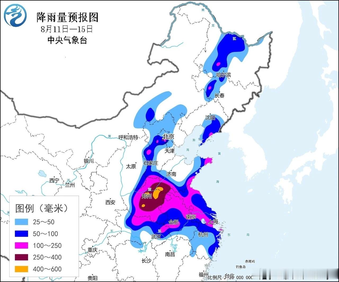 气象观察团 预计11-15日，浙江北部和东部、上海、江苏、安徽中北部、湖北北部和