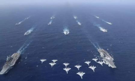 日本军舰穿越台湾海峡的时间以及方式就是在挑衅。日本想重新甲午海战的“崛起”奈何现