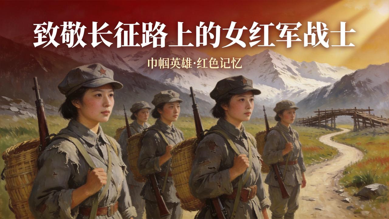长征路上最特殊的近3000人：她们在泥水里生下孩子，又亲手送走

她们一边扛枪打