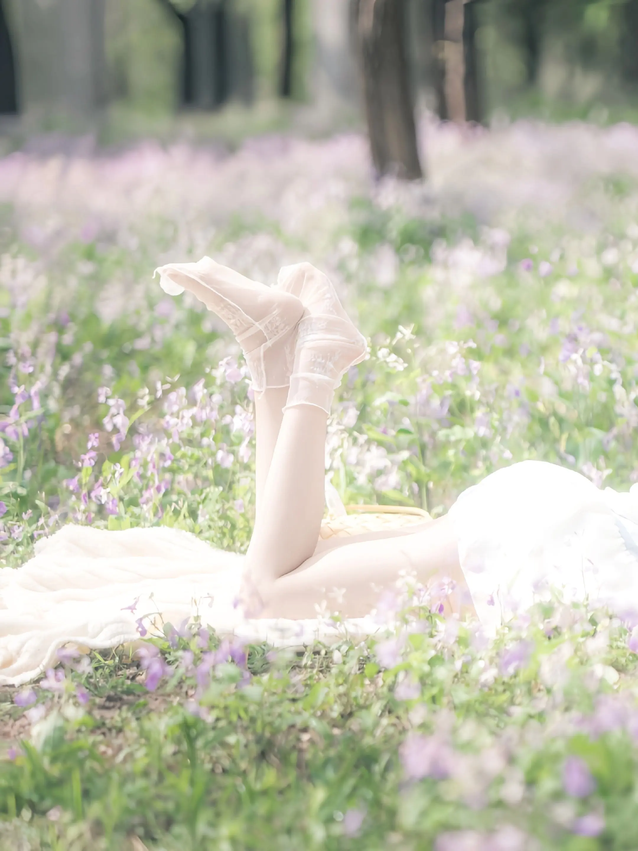 少女与花。摄影师的我又解锁一种风格