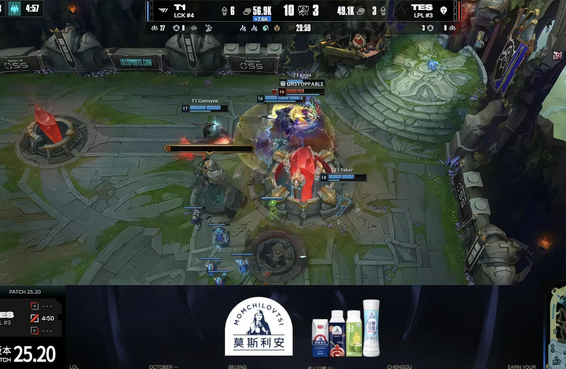 第一局被运营麻了，T1一点一点的把胜利逐渐掌握在自己手里[柯基][柯基][柯基]