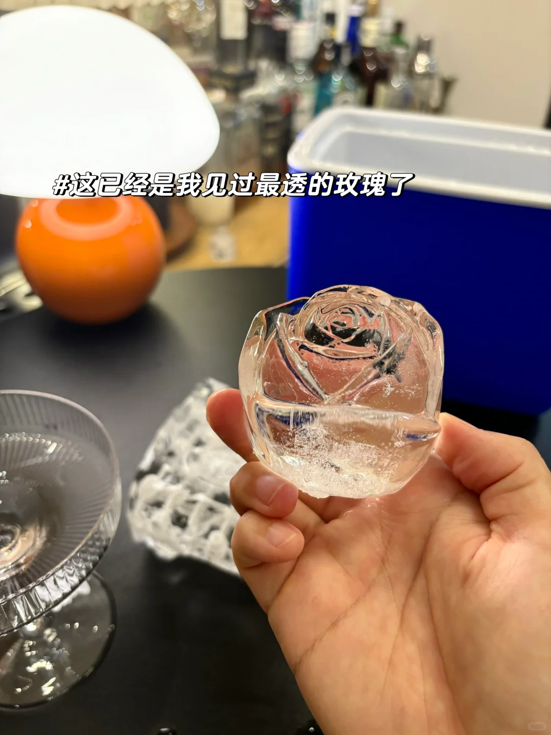 做冰块是真上瘾啊，这个方法冻的都是高透冰