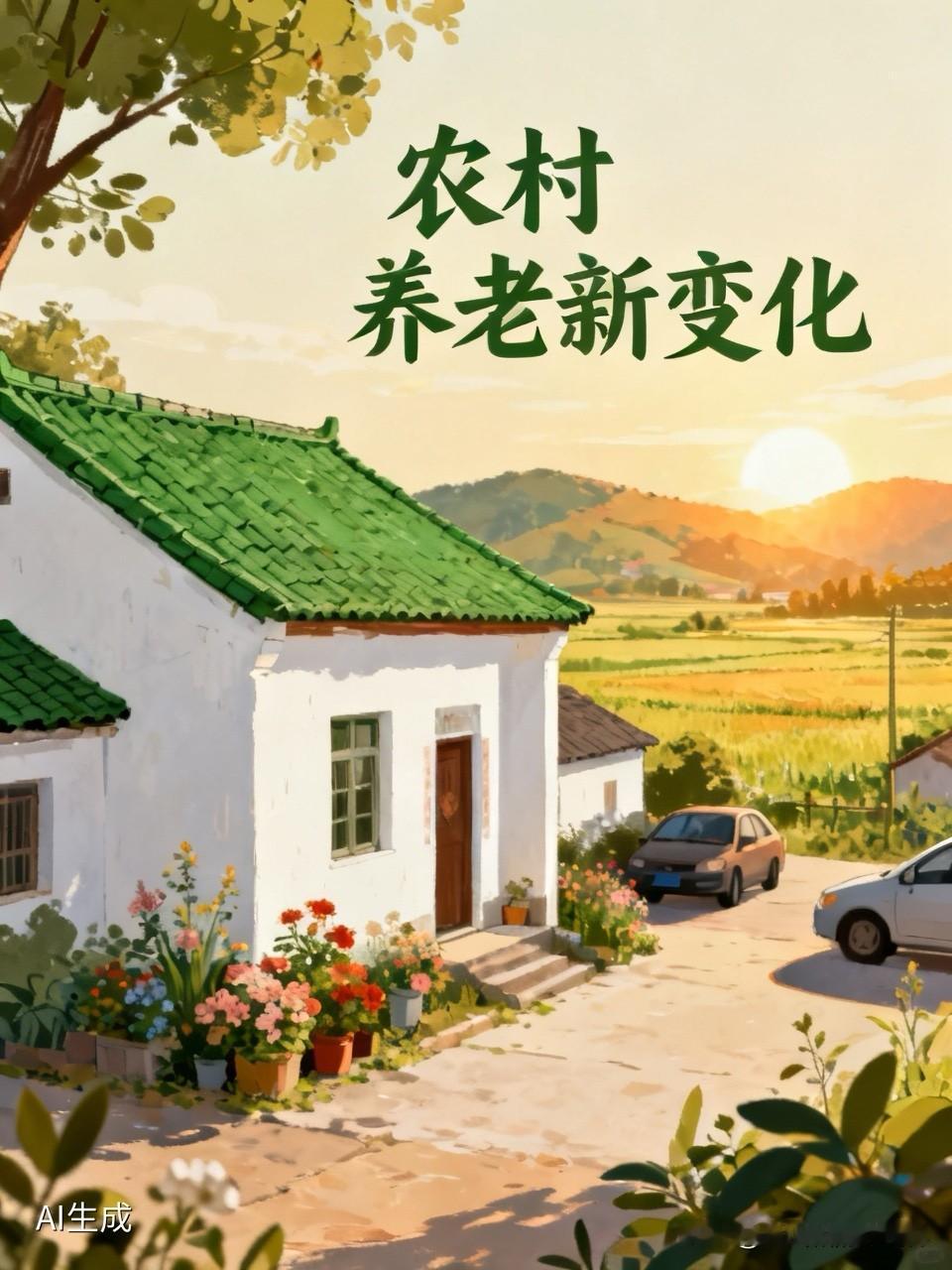 时代真是变了，农村养老也在悄悄发生变化。昨天周六，去叶县农村看一个老朋友，原来养