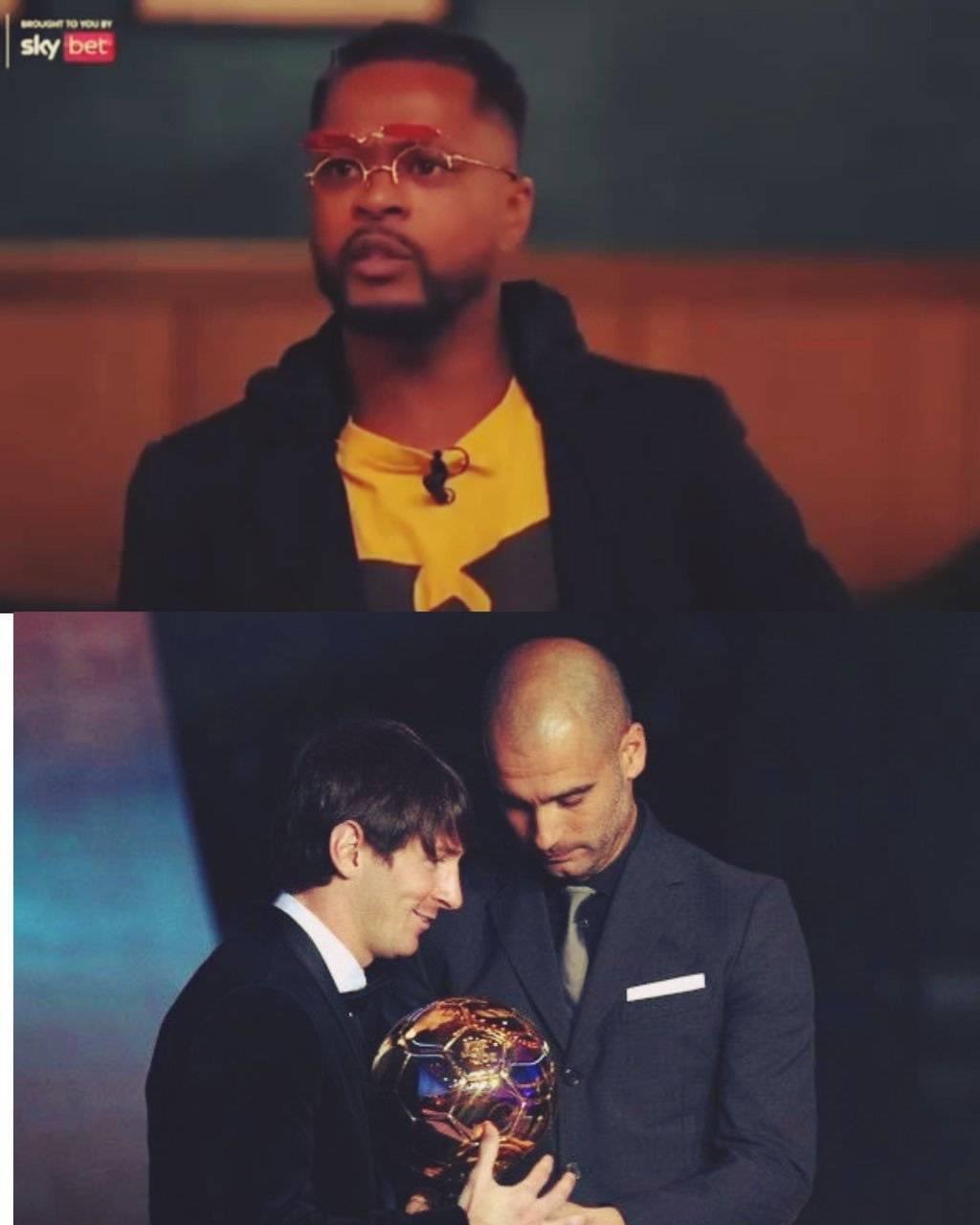 【谁不爱梅西呢[抱一抱]】埃弗拉参加TheOverlap节目谈梅西🎙️：“当球