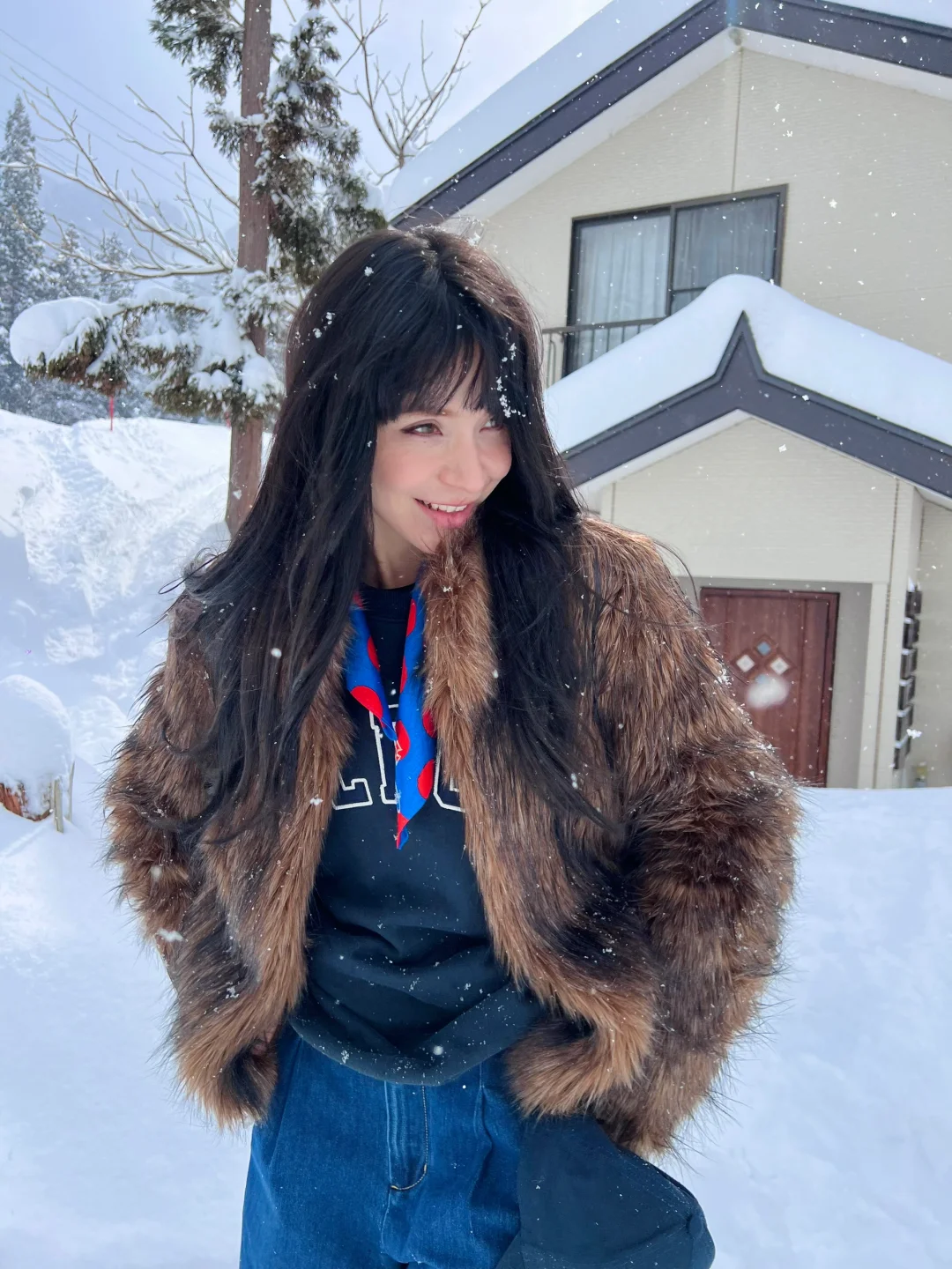 赶上最后一个鹅毛大雪