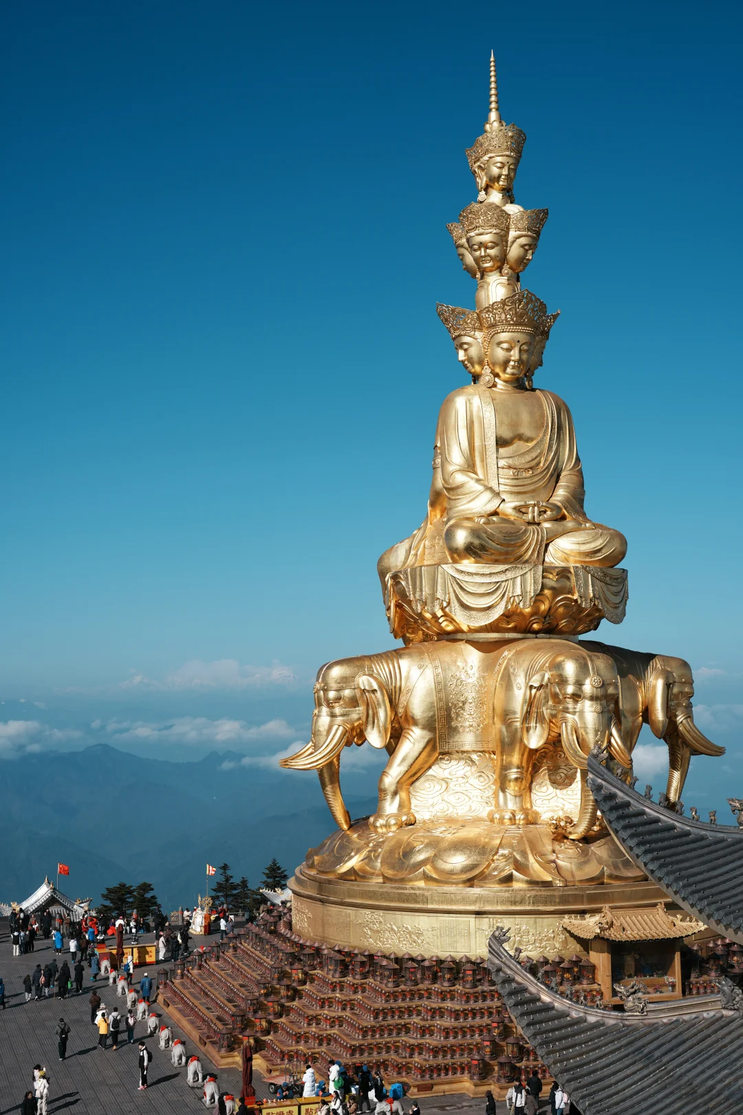 18年了！终于在峨眉山金顶看清全貌😭