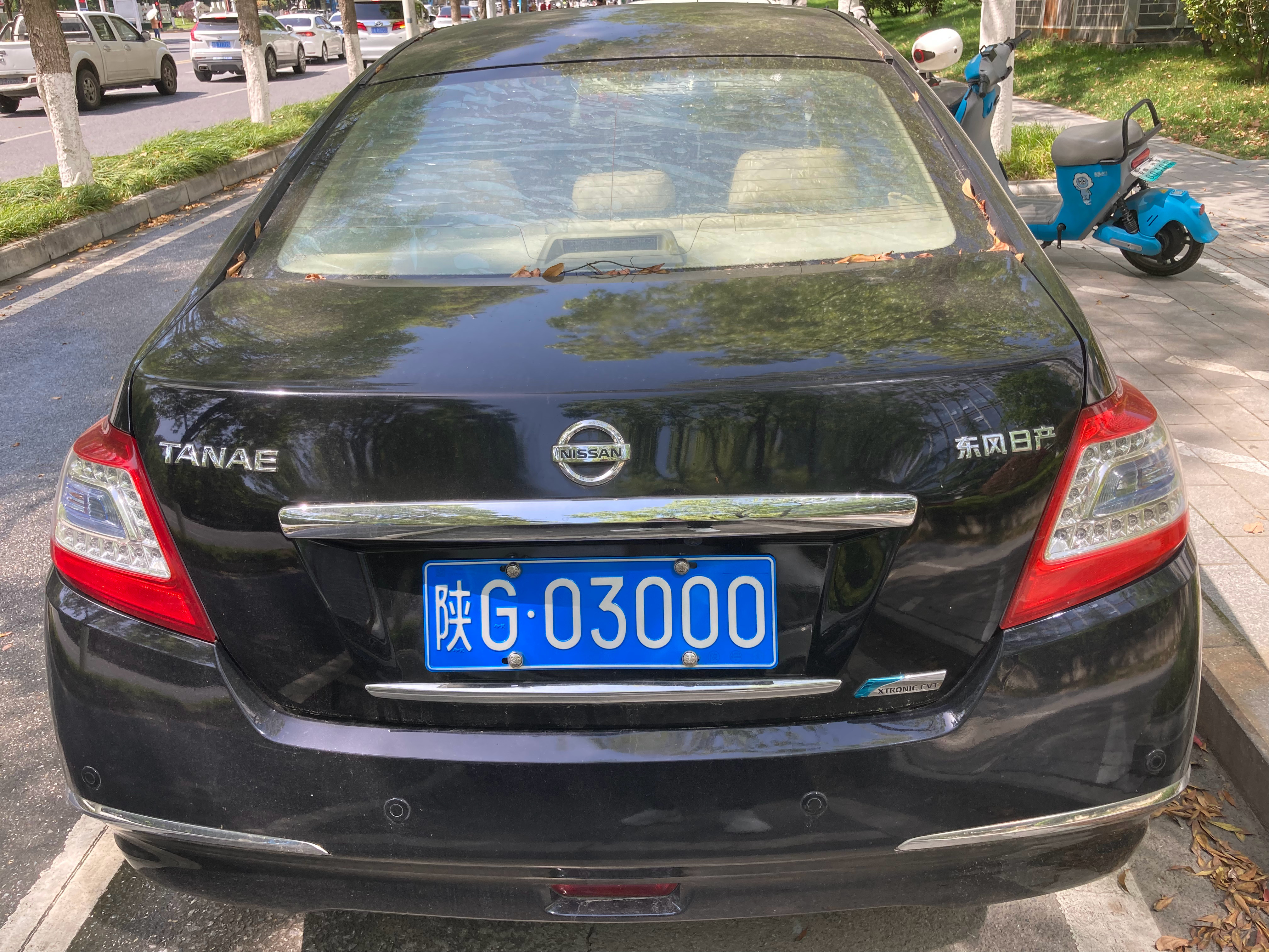 全球车牌 陕G03000日产天籁 安康