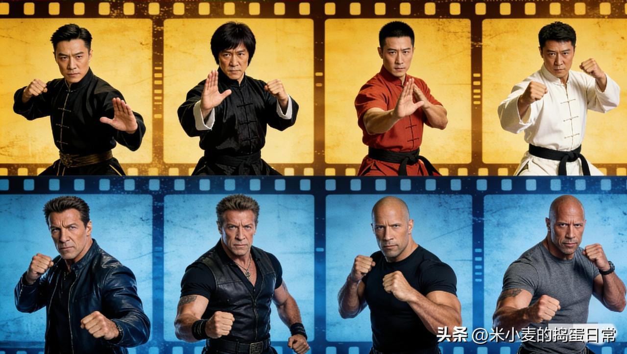 到底谁最能打。。!
 
中外功夫天团的对垒图，瞬间热血沸腾！上排是咱们的功夫脊梁