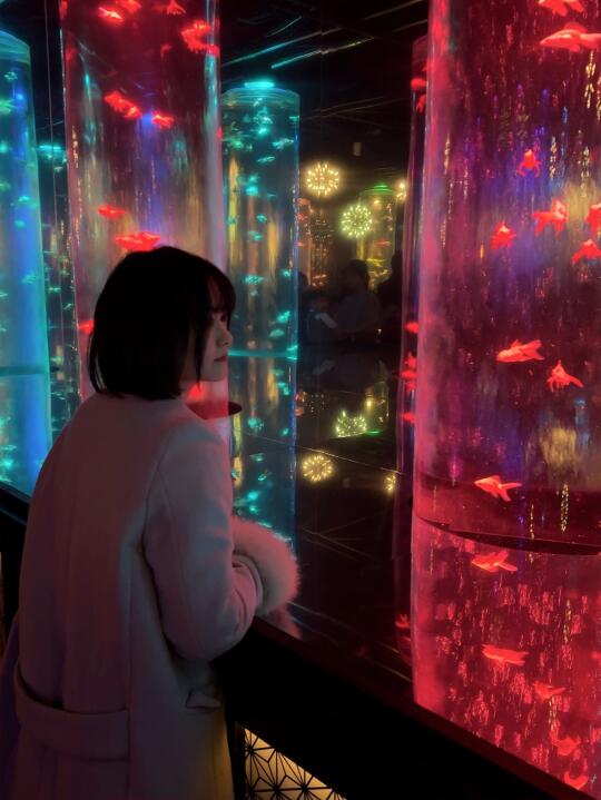 銀座🇯🇵|好梦核🫧沉浸式万花筒🪼金鱼展