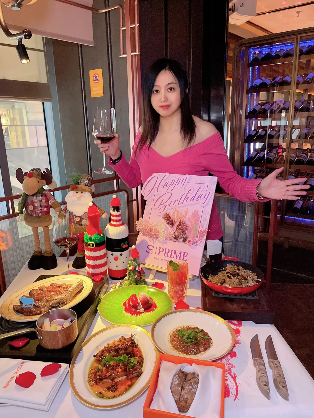🥩来牛排家提前过圣诞，氛围感满满🧑‍🎄🎄