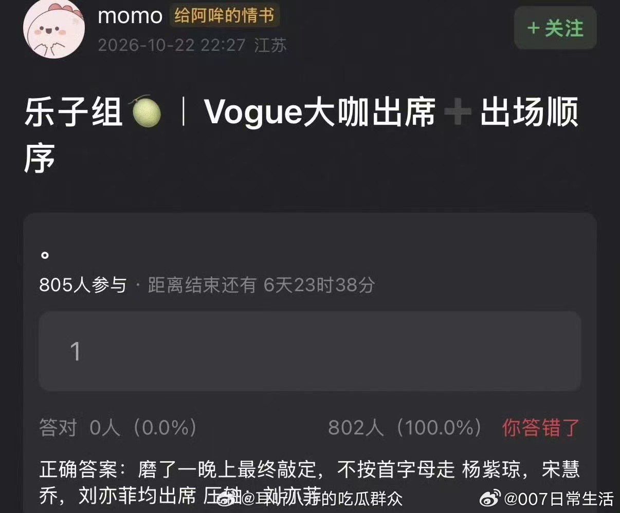 网传vogue盛典大咖出场顺序曝vogue盛典大咖出场顺序 出场顺序 ​​​