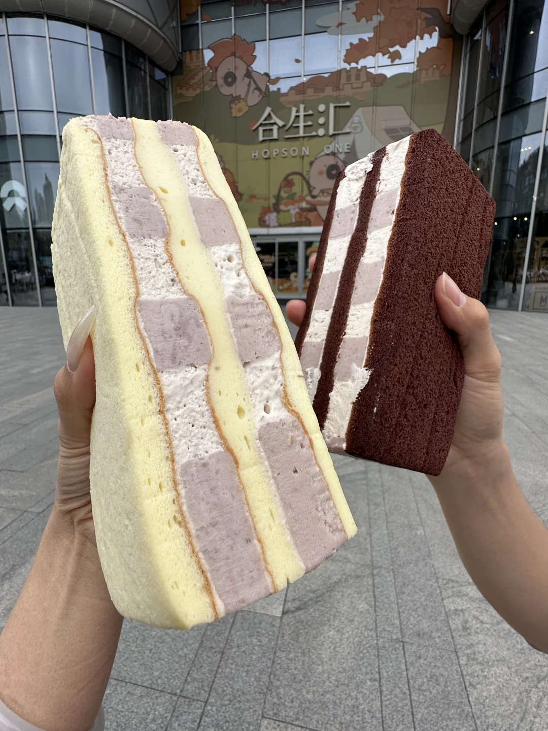 北京合生汇也有了！！巧克力芋泥蛋糕！