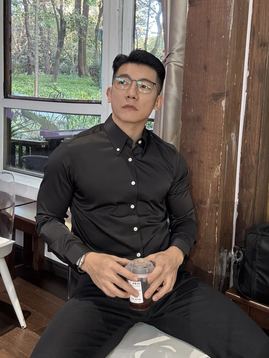 禁欲系男友风｜黑衬衫让我杀疯了办公室