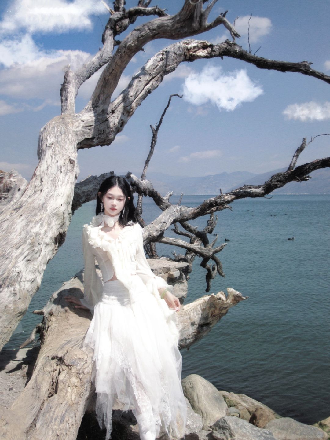 清冷白月光仙女裙🤍