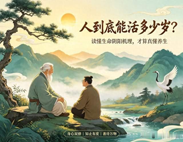 人到底能活多少岁？读懂生命阴阳机理，才算真懂养生