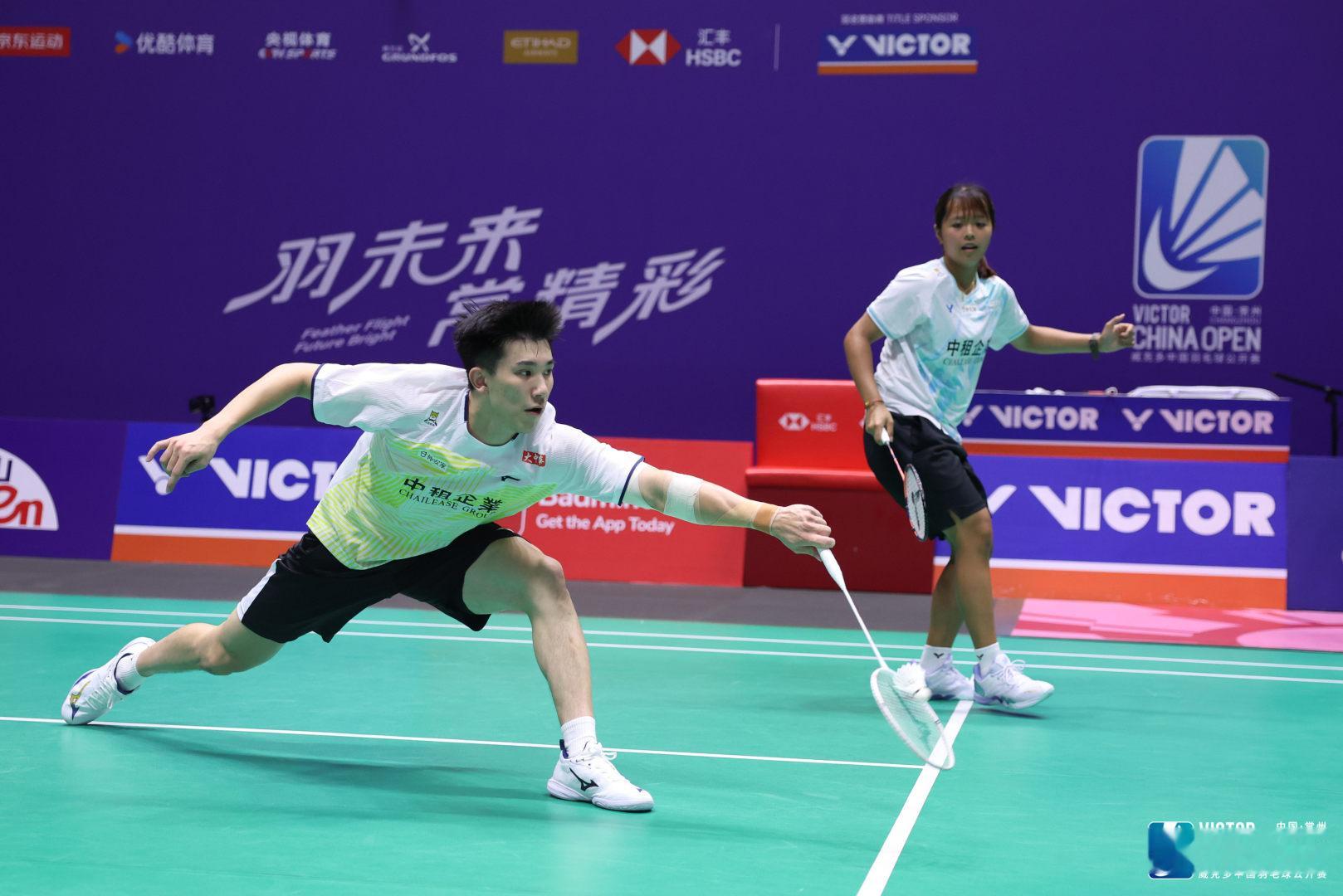 叶宏蔚/詹又蓁 21-19、21-14 🇰🇷金在贤/张荷贞下轮对手：德差波/