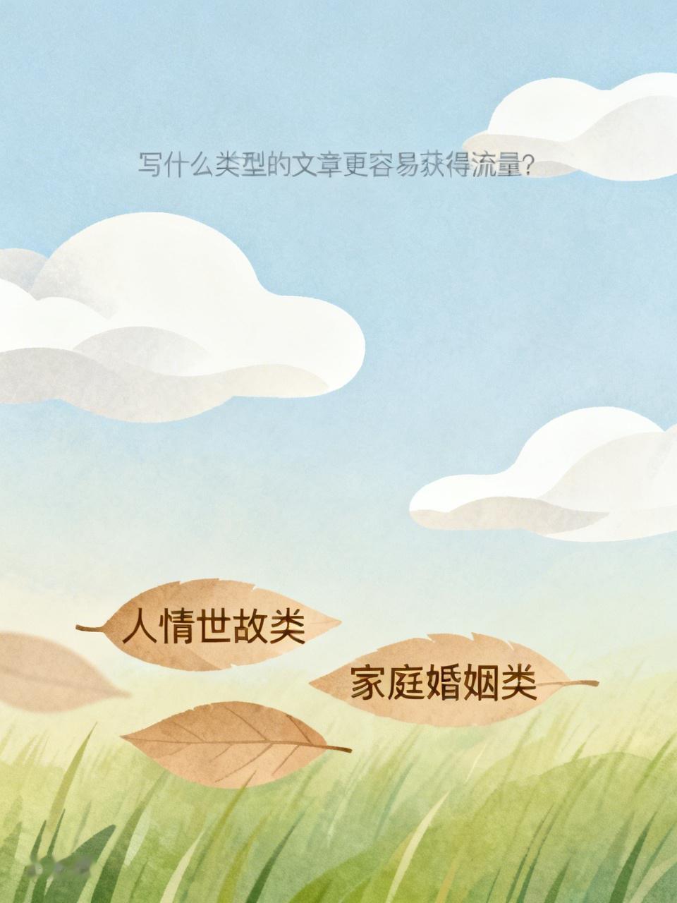 写什么类型的文章更容易获得流量? 想在写作中获得流量，选对题材很关键。在今日头条