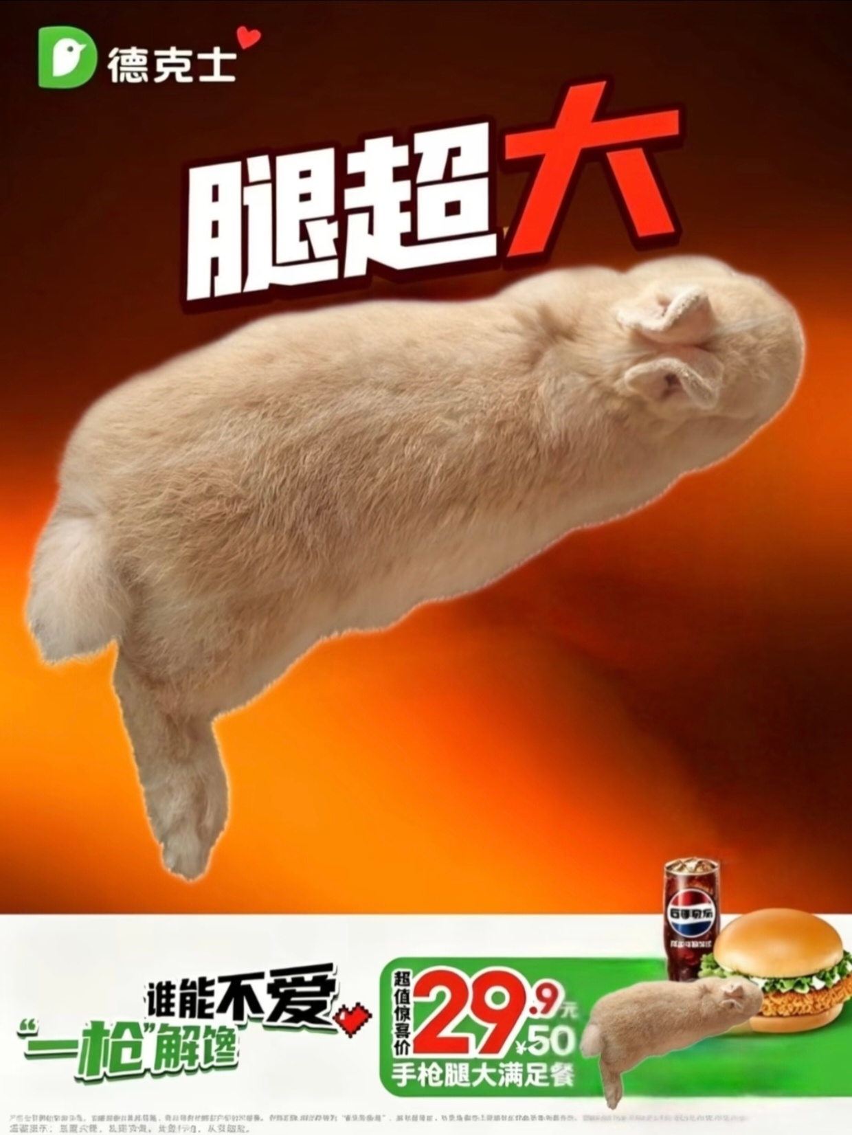 伟健全霖喊你吃手枪腿，腿超大！ ​​​