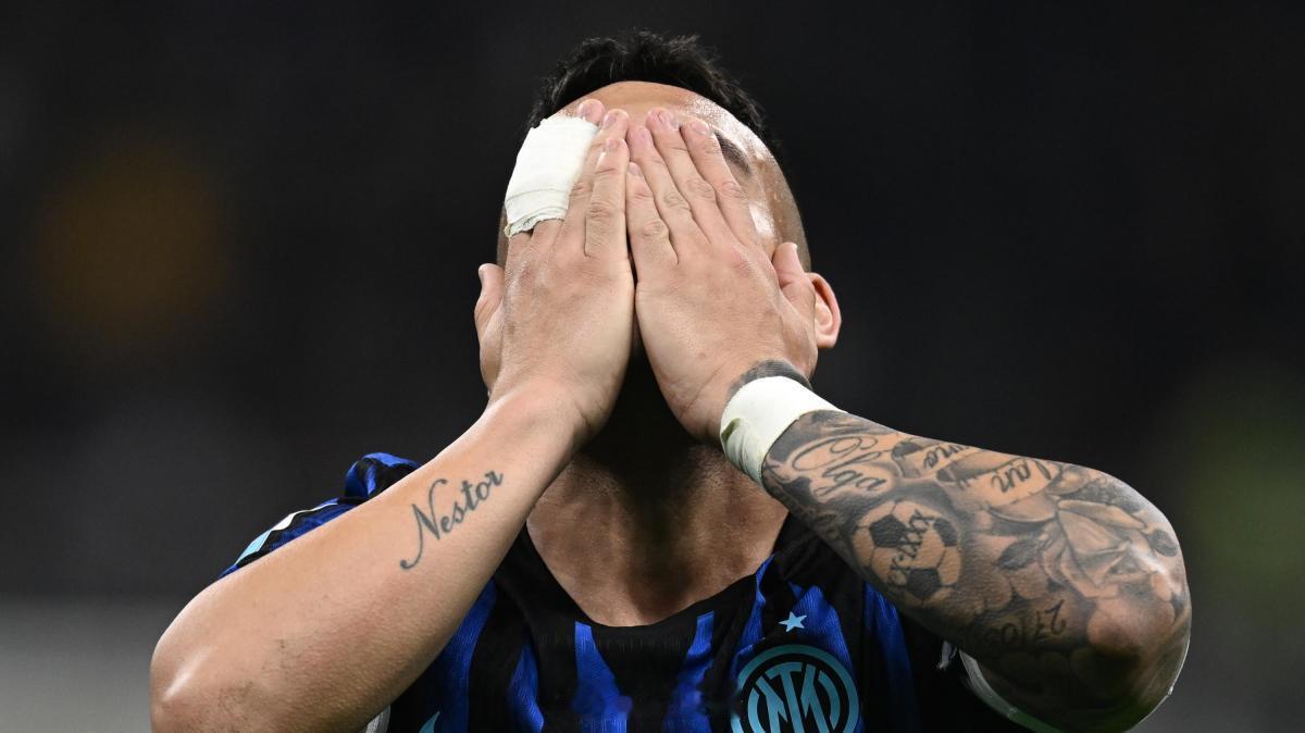 【劳塔罗再次受伤】国际米兰 队内突发意外状况，劳塔罗・马丁内斯突然伤停。这位阿根