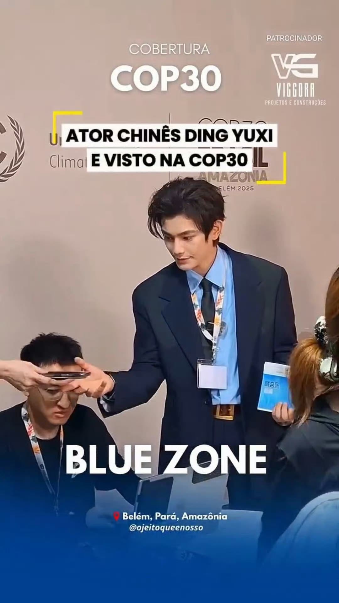 在荧幕上用心演绎角色，在生活中践行社会责任。这次受邀出席联合国气候变化大会，小丁